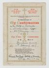 Certificate of Confirmation by the Bishop of...