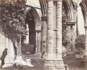 The interior of Tintern Abbey, photographed by...