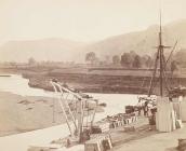 Slate Pier at Trefriw, photographed by Roger...