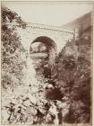 The Eunant bridge, before flooding of the...