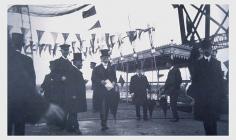 Lord Tredegar officially opening the Newport...