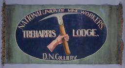 Banner of the Treharris Lodge of the National...
