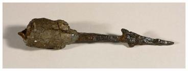 Matiobarbulus (iron/lead Roman spearhead) from...