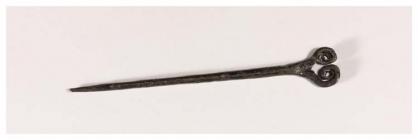 Spiral Headed Iron Pin from Caerwent, early...