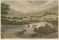 Golygfa o Lanfair-ym-muallt ac Afon Gwy, 1797