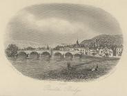 A view of Builth Wells bridge, c. 1880