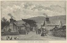 Llanwddyn village, lost beneath Lake Vyrnwy in...