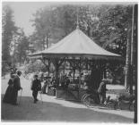 Visitors in Rock Park, Llandrindod Wells  c. 1904