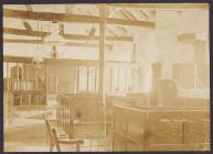 Interior of Llanbister church,  1906