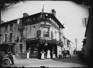 Decorations for a royal visit, Crickhowell, 1900s