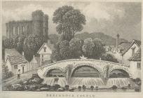 Brecknock Castle, c. 1800 (engraving)