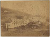 Cambrian Mill, Llanidloes, which was destroyed...