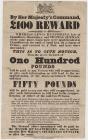 Chartists reward notice, Llanidloes, 1839
