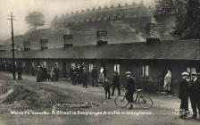 Postcard: 'Welsh Pit Disaster.  A street...