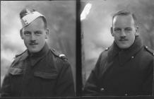 Double portrait photographs of Cadet Hutchinson...