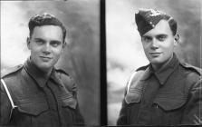 Double portrait photographs of Mr H.J. Price in...