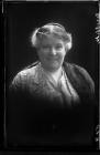 Portrait photograph of Mrs Griffiths, c192?-??-...