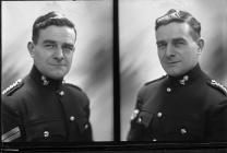 Double portrait photograph of an Army corporal,...