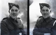 Double portrait photograph of Cadet D. J. Rees,...