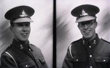 Double portrait photograph of Mr Weaver R.A.,...