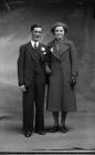 Portrait photograph of a man and his wife,...