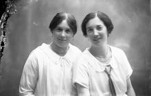 Portrait photograph of the Edwards sister,...