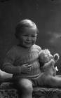 Portrait photograph of a young boy, Llandrindod...