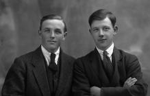 Portrait photograph of the Davies brothers,...