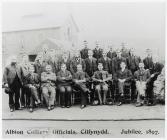 Swyddogion Glofa'r Albion, Cilfynydd, 1897