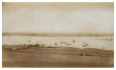 General view of the Bute Docks, Cardiff, 1864