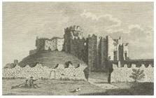 Cardiff Castle Keep, 1775 (engraving)