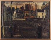 'Steel Works, Adamsdown' gan Charles Byrd, 1950au