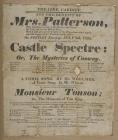 Theatre Play Bill, Cardiff - 'Castle...