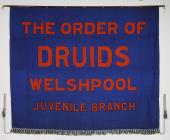 Baner yr 'Order of Druids Welshpool, Juvenile...