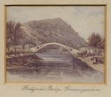 'Pontypridd Bridge, Glamorganshire', 1800au