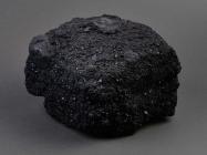 Briquette of bitumen and anthracite duff mix,...