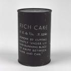 Tinned army cake ration, 1939-45