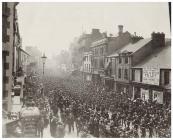 Welsh Volunteer Detachment in Queen Street,...