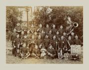 The Monmouthshire Regimental Band, Monmouth, c...