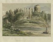 'Pembroke Castle', gan W. H. Davies, braslun a...