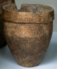 Bronze Age urn from Branwen's grave,...