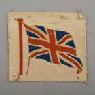 Silk sports badge bearing the Union Jack, early...