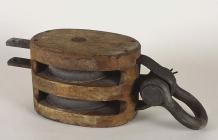 Pulley block, salvaged from the wreck of the SS...