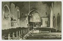 'Newton Church, Porthcawl', postcard...