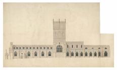 'From the south, view of St David's...