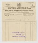 An invoice from Pryce Jones, The Royal Welsh...