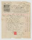 An invoice from Jones Bros., Newtown