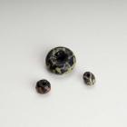 Three glass beads from the Roman period