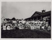 Ladies outside Clubhouse at Llandrindod Wells...