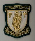 Merthyr Tydfil Rugby Football Club blazer badge...